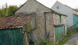 Lean to where the horse and cart would have been kept